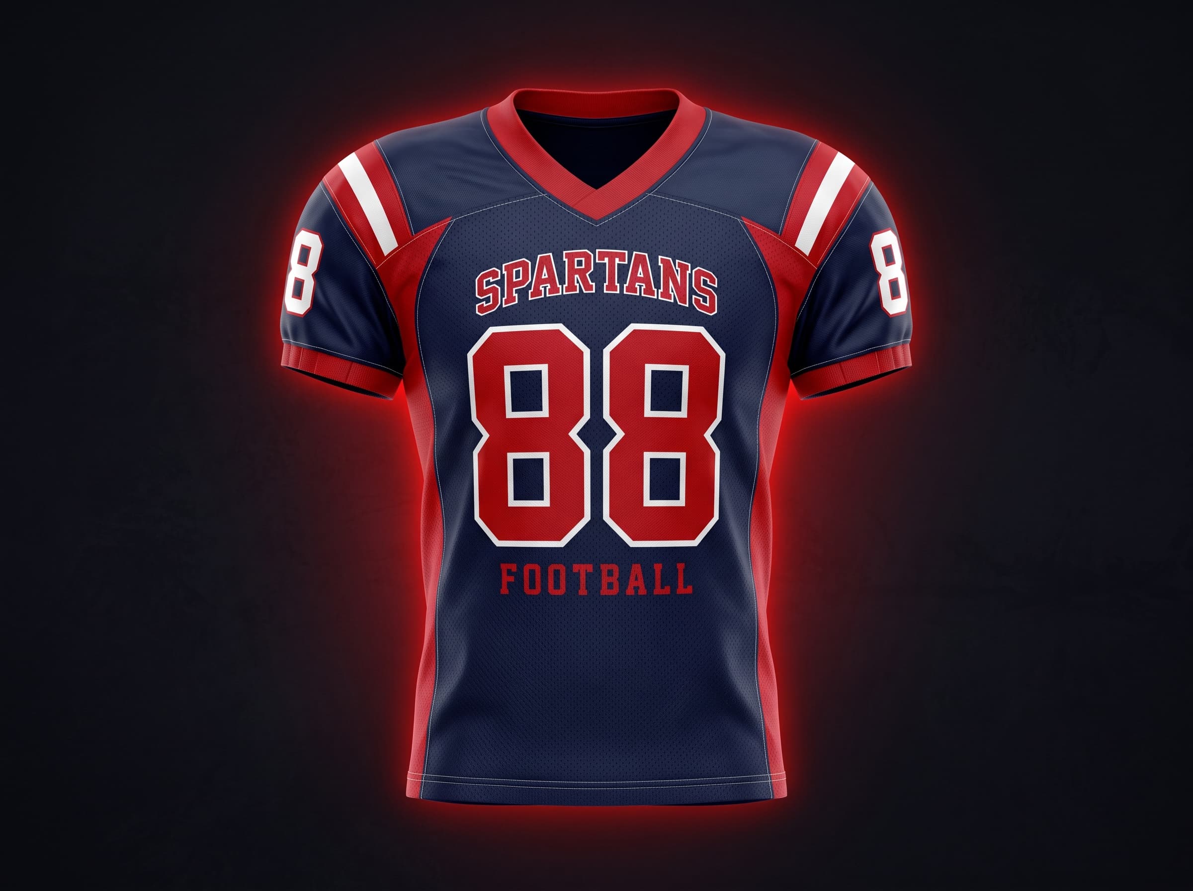 American Football Game Jersey Sample