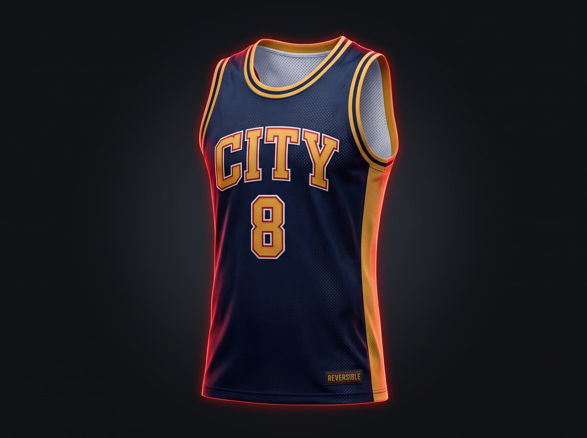 Reversible Basketball Mesh Jersey Sample